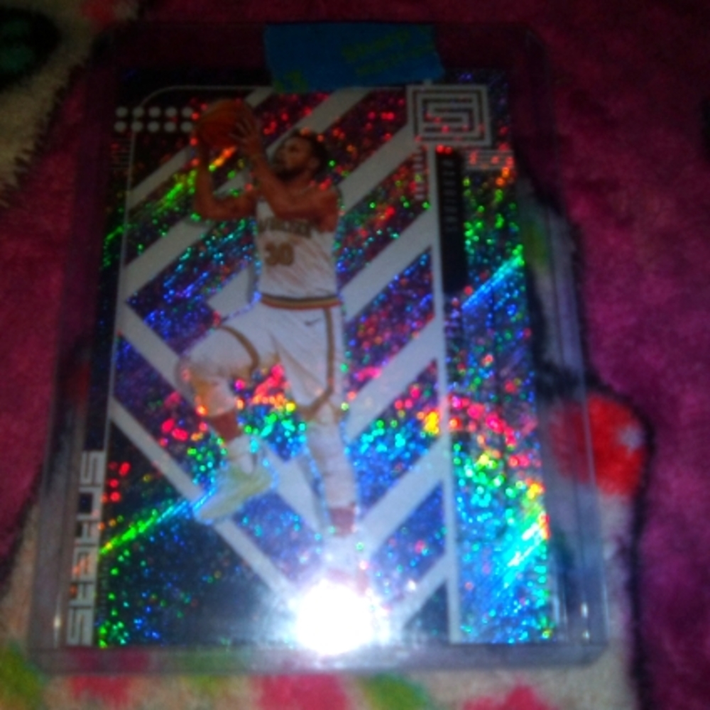This rate dazzle pink purple spectra stephen curry  panini mint card
